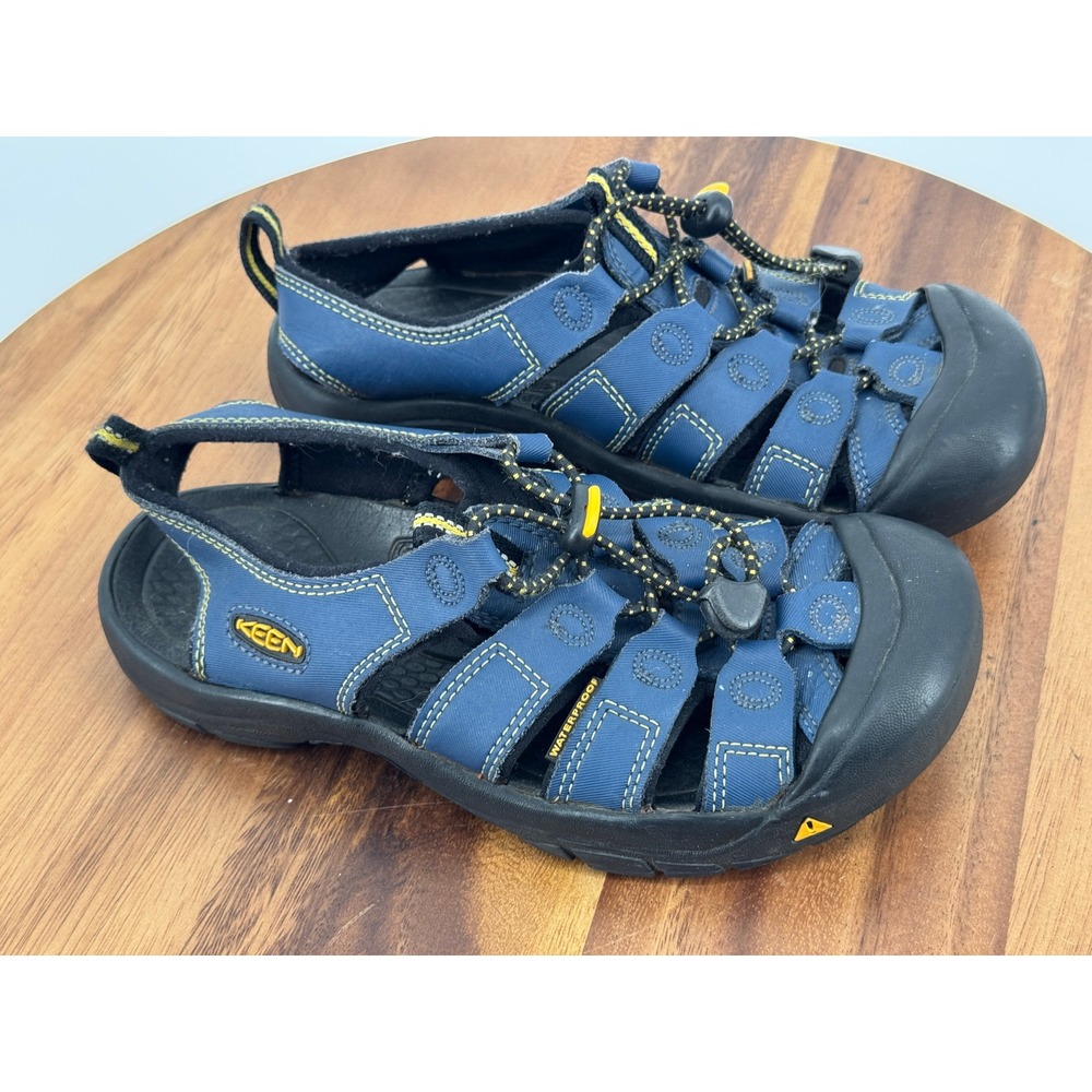 Keen Newport H2 Women 7 Blue Yellow Waterproof Sport Hiking Sandals 1003481